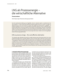 LNG als Prozessenergie – die wirtschaftliche Alternative