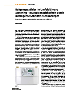 Balgengaszähler im Umfeld Smart Metering - Investitionssicherheit durch intelligente Schnittstellenkonzepte