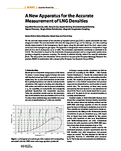 A New Apparatus for the Accurate Measurement of LNG Densities