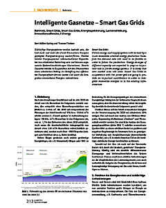 Intelligente Gasnetze - Smart Gas Grids