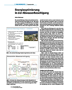 Energieoptimierung in der Abwasserbeseitigung