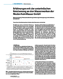 Erfahrungen mit der unterirdischen Enteisenung an den Wasserwerken der NiederrheinWasser GmbH