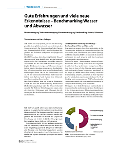 Gute Erfahrungen und viele neue Erkenntnisse – Benchmarking Wasser und Abwasser