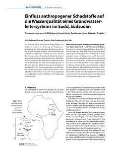 Einfluss anthropogener Schadstoffe auf die Wasserqualität eines Grundwasserleitersystems im Sudd, Südsudan