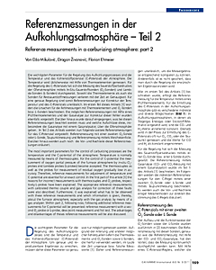 Referenzmessungen in der Aufkohlungsatmosphäre - Teil 2