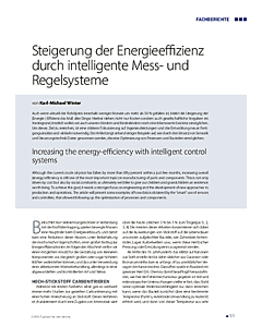 Steigerung der Energieeffizienz durch intelligente Mess- und Regelsysteme