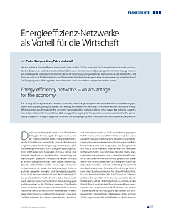 Energieeffizienz-Netzwerke als Vorteil für die Wirtschaft