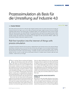Prozesssimulation als Basis für die Umstellung auf Industrie 4.0