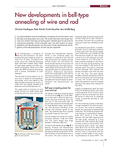 New developments in bell-type annealing of wire and rod