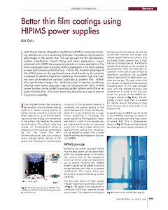 Better thin film coatings using HIPIMS power supplies