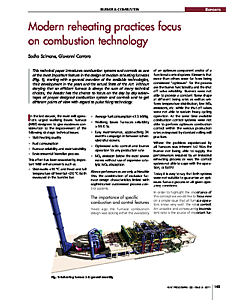 Modern reheating practices focus on combustion technology