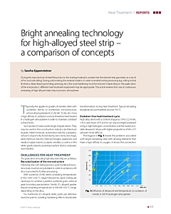 Bright annealing technology for high-alloyed steel strip – a comparison of concepts