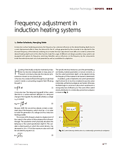 Frequency adjustment in induction heating systems