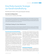 Eine Risiko-basierte Strategie zur Kanalinstandhaltung