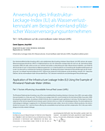 Anwendung des Infrastruktur-Leckage-Index (ILI) als Wasserverlustkennzahl am Beispiel rheinland-pfälzischer Wasserversorgungsunternehmen