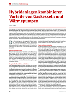 Hybridanlagen kombinieren Vorteile von Gaskesseln und Wärmepumpen