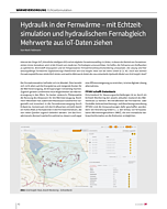 Hydraulik in der Fernwärme – mit Echtzeitsimulation und hydraulischem Fernabgleich Mehrwerte aus IoT-Daten ziehen