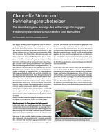 Chance für Strom- und Rohrleitungsnetzbetreiber