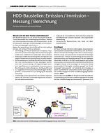 HDD-Baustellen: Emission / Immission – Messung / Berechnung