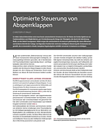 Optimierte Steuerung von Absperrklappen