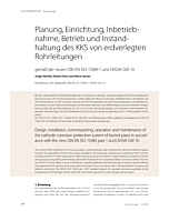 Planung, Einrichtung, Inbetriebnahme, Betrieb und Instandhaltung des KKS von erdverlegten Rohrleitungen