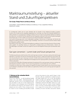 Marktraumumstellung – aktueller Stand und Zukunftsperspektiven