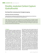 Flexible, modulare Carbon Capture Gaskraftwerke