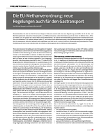 Die EU-Methanverordnung: neue Regelungen auch für den Gastransport