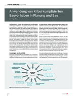 Anwendung von KI bei komplizierten Bauvorhaben in Planung und Bau
