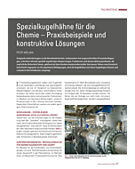 Spezialkugelhähne für die Chemie – Praxisbeispiele und konstruktive Lösungen