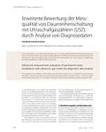 Erweiterte Bewertung der Messqualität von Dauerreihenschaltung mit Ultraschallgaszählern (USZ) durch Analyse von Diagnosedaten