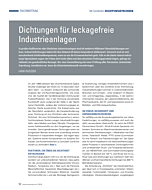 Dichtungen für leckagefreie Industrieanlagen