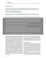 Contribution to Safety Extension of IO-Link Wireless