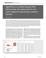 Algorithmus zur Bewertung der KKSWirksamkeit: Der italienische KT und seine mögliche Anwendung in anderen Ländern