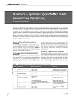 Duromere – optimale Eigenschaften durch einwandfreie Vernetzung