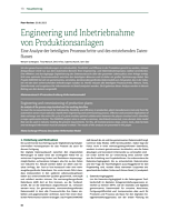 Engineering und Inbetriebnahme von Produktionsanlagen