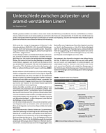 Unterschiede zwischen polyester- und aramid-verstärkten Linern
