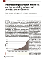 Instandsetzungsstrategien im Hinblick auf den nachhaltig sicheren und zuverlässigen Netzbetrieb
