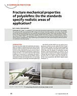 Fracture mechanical properties of polyolefins: Do the standards specify realistic areas of application?