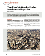 Trenchless Solutions for Pipeline Installation in Megacities