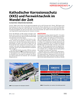 Kathodischer Korrosionsschutz (KKS) und Fernwirktechnik im Wandel der Zeit