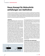 Neues Konzept für Mehrschichtumhüllungen von Stahlrohren