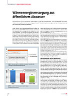 Wärmeenergieversorgung aus öffentlichem Abwasser