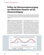 Einfluss der Wärmeenergieversorgung aus öffentlichem Abwasser auf die Abwasserreinigung