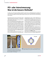 IFO- oder Intensivmessung: Was ist die bessere Methode?