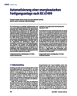 Automatisierung einer energieautarken Fertigungsanlage nach IEC 61499