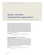 Testen verteilter Automatisierungssysteme
