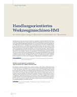 Handlungsorientiertes  Werkzeugmaschinen-HMI