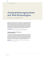 Automatisierungssysteme mit Web-Technologien