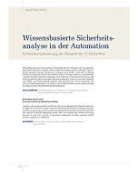Wissensbasierte Sicherheitsanalyse in der Automation
